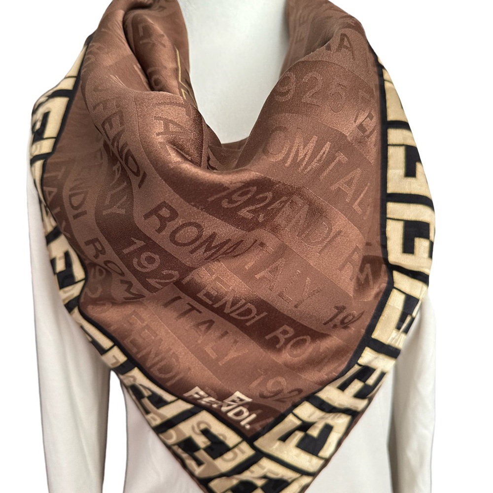 Fendi silk scarf